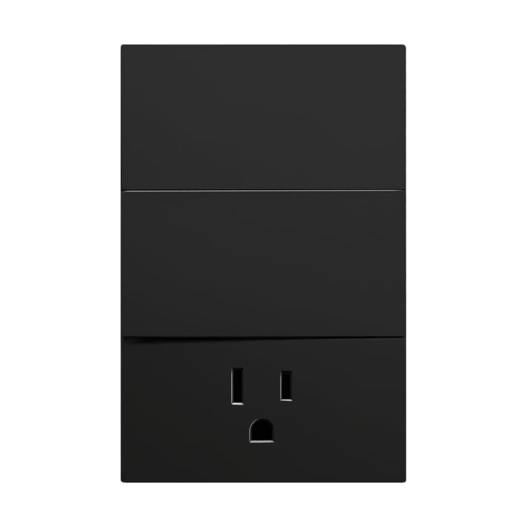 Placa de Contacto y Apagador 2 Interruptores y 3 Vias