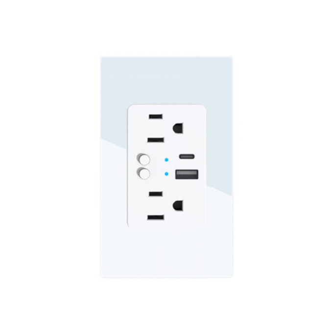 Tomacorriente Inteligente WiFi 2 Enchufes y USB