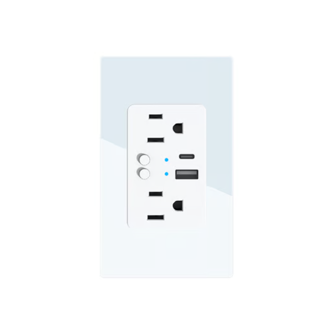 Tomacorriente Inteligente WiFi 2 Enchufes y USB
