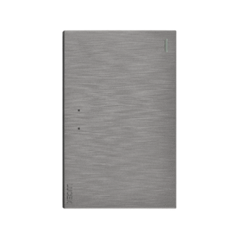 Placa plana con interruptor de escalera de 3 módulos