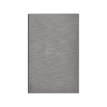 Placa plana con botón timbre