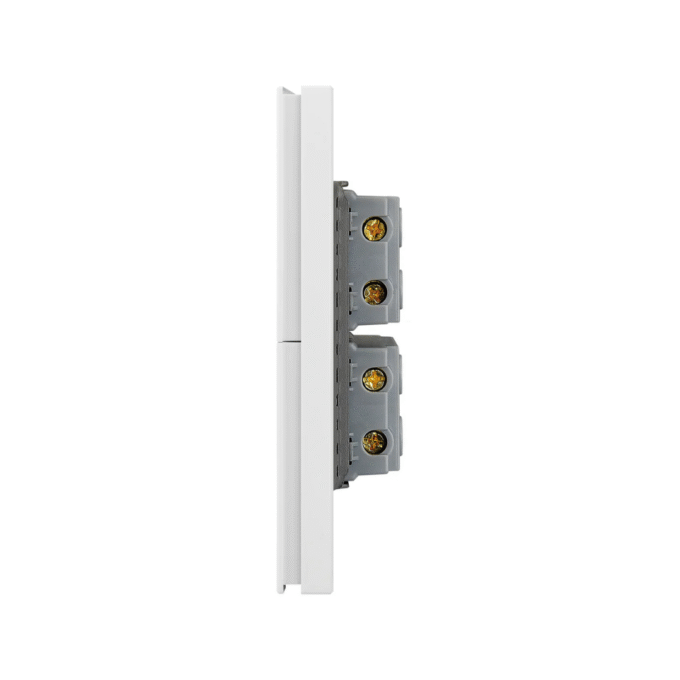 Placa plana con 2 interruptores sencillos de 1.5 módulos - Image 4