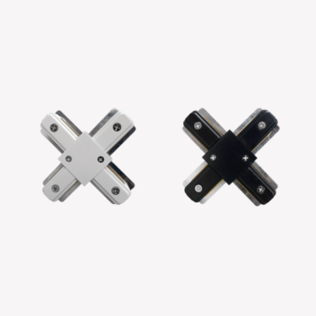CONECTOR X RIEL ELECTRIFICADO 2 CABLES